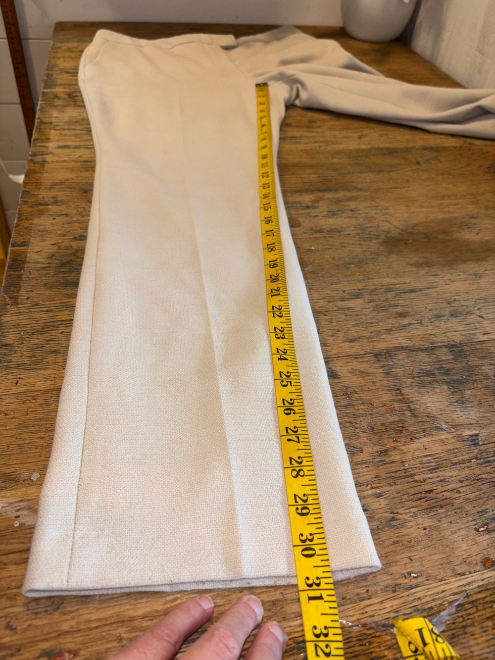 IRIS SETLAKWE Tailored Fully Lined Pants Beige Size 10 - Picture 11 of 11